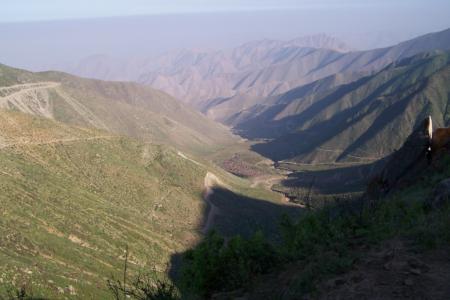 Valle alto hacia la quebrada de Tijerales